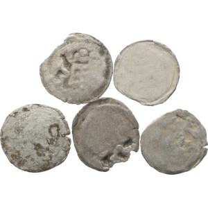 Jiří of Poděbrady (1460–1471), Round coin with a lion (5x) – 5 variants