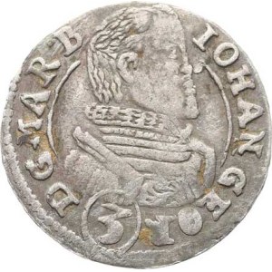 Krnov, Johann Georg (1607–1624), 3 kr. 1617 CP Sa 123 var.: IOHAN GEOR (3)D G MAR B / around