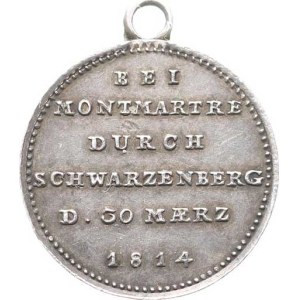 Schwarzenberg, Medal Ag – Przy Montmartre, Schwarzenberg, 30 marca 1814 r.,