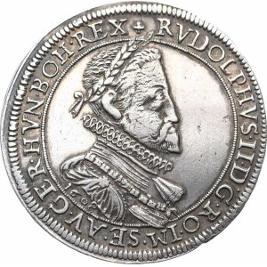 Rudolf II. (1576–1612), tolar z roku 1608, Alsasko, Ensisheim, Voglhub.95/VII – datovanie pod rámom