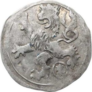 Rodolfo II (1576-1612), piccolo groschen del 1579, K.Hora-Šatný, dritto senza iscrizione HN 1a/1 RR