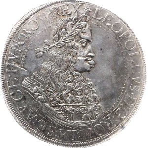 Leopold I (1657–1705), 1688 IAN Thaler, Graz, Styria—re-struck from 1684 (1682?)