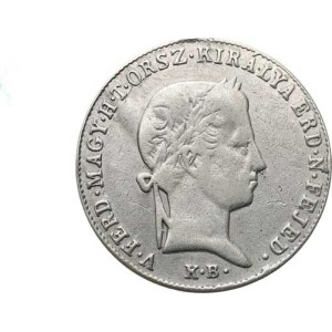 Revolution of 1848–1849, 10 kr. 1848 KB RR, slight trace of the ear