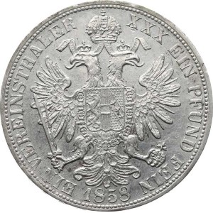 Franz Joseph I (1848–1918), Imperial Thaler, 1858 B