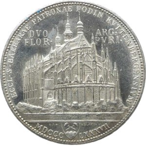 Franz Joseph I (1848–1918), Two-Gold-Thaler Coin, 1887 – Kutná Hora, signed: KOLÁŘSKÝ 1974 (Novoraž