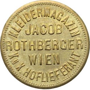Austro-Hungarian Medal, Jacob Rothberger, Kleidermagazin K.u.K. Court Purveyor, 3-row