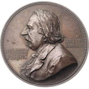 Austro-Hungarian Medal, Hungary – Ferenc Pulszky, bust viewed from the left, inscription on two lines / For 5