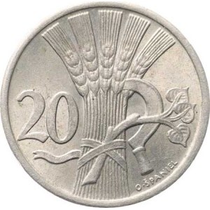 The period 1918–1938, 20 halers, 1921