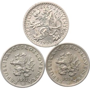 Obdobie rokov 1918–1938, 20 hal. 1937, 1938; +25 hal. 1933, 3 ks