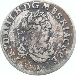 Brandenburg, Friedrich Wilhelm (1640–1688), 6 Groschen, 1686 BA, Königsberg KM 429, 3.176 g