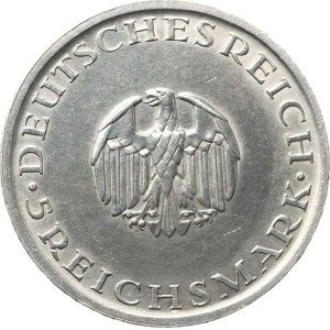 Výmarská republika (1918-1933), 5 RM 1929 A - Lessing KM 61