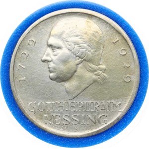 The Weimar Republic (1918–1933), 5 RM 1929 F – Lessing KM 61 capsule