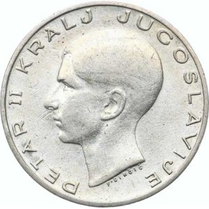 Yugoslavia, Peter II (1934–1945), 20 Dinars, 1938, KM 23, Ag 750, 9 g
