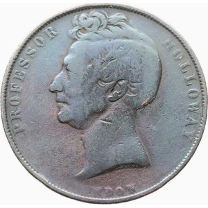 Australien, Victoria (1837–1901), Token 1857 – Professor Holloway London, Kopf nach links, Aufschrift / Griechisch