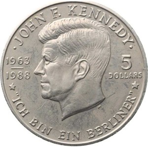 Niue, 5 Dollars 1988 - J.F. Kennedy KM 17 CuNi