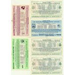 Bonds, lotteries, miscellaneous, Czechoslovak State Lottery—No. 202, Series T, P (2x); 257, 2