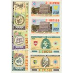 Bonds, lotteries, miscellaneous, Czechoslovak State Lottery—No. 284, Series O, S; 352, 357, 3