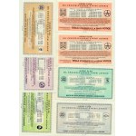 Bonds, lotteries, miscellaneous, Czechoslovak State Lottery—No. 284, Series O, S; 352, 357, 3