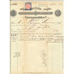 Bonds, lottery tickets, miscellaneous, Olomouc - Hejčín, Invoice from "Hatscheiner Zucker, Spiritus und P"
