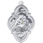 Religious Medals, Brno – Association of Christian Mothers. A: St. Ludmila, Seated, Teaching