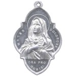 Religious Medals, Brno – Association of Christian Mothers. A: St. Ludmila, Seated, Teaching