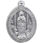 Religious Medals, Hodonín – Marian Society of Ladies and Girls. A: St. Agnes standing,