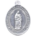Religious Medals, Hodonín – Marian Society of Ladies and Girls. A: St. Agnes standing,