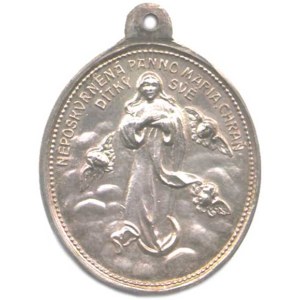 Religious Medals, Loděnice (near Beroun) — Marian Society of Ladies and Girls, founded in 1911