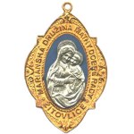 Religious Medals, Žitovlice - Marian Society of Our Lady of Good Counsel, A: The Virgin Mary in an oval