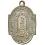Religious medals, Loreto Medal (circa 1900), Obverse: Three angels carrying the "Holy