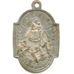 Religious medals, Loreto Medal (circa 1900), Obverse: Three angels carrying the "Holy