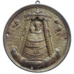 Religious Medals, Austria - Mariazell; Our Lady of Mariazell on a cloud beneath a mountain