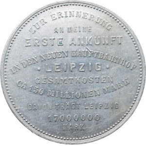 Germany, Leipzig - Commemorating the opening of the new train station in 1915, 10-ti