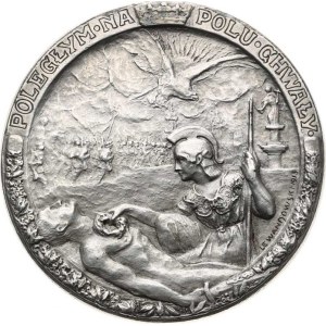 Poland, To Those Who Fell on the Field of Glory, a symbolic figure of a Greek warrior p