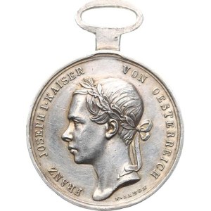 Franz Joseph I, Tyrolean Silver Commemorative Medal from 1848 (established in Olomouc)