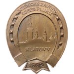 Czechoslovakia, "4th Cavalry Regiment Equestrian Competition" badge, Klatovy 1932, unmounted