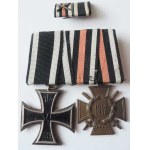 Germany - Empire (1871–1918), "Weltkrieg 1914–1918" Commemorative Cross with Swords – Mint marks: E S L