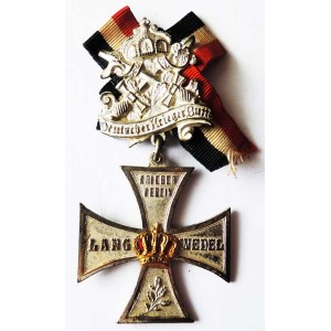 Nemecko, „Deutscher Kriegerbund“ s korunou na kríži, KRIEGER/VEREIN –