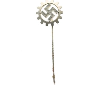 Germany - Third Reich (1933–1945), DAF (Deutsche Arbeitsfront) badge, swastika stamped with 41 RZ