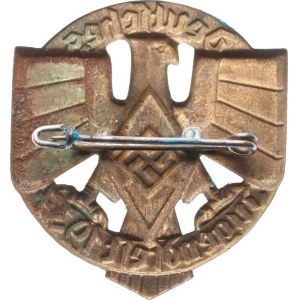 Germany - Third Reich (1933–1945), Deutsches Jugendfest 1937 badge, embossed metal, 36x40 mm