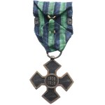 Romania, Commemorative Cross for the 1916–1918 War, with a "DOBROGEA" tag on the ribbon