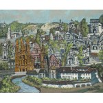 Stanisław Rolicz (1913 Manchuria – 1997 Sopot), "Synthesis of the City," 1985
