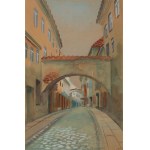 Stanisław Budkiewicz, An Alley in Vilnius, 1936