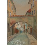Stanisław Budkiewicz, An Alley in Vilnius, 1936