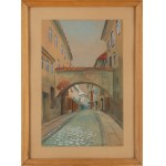 Stanisław Budkiewicz, Une ruelle à Vilnius, 1936