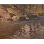 Czesław Znamierowski (1890–1977, Vilnius), By a Forest Lake