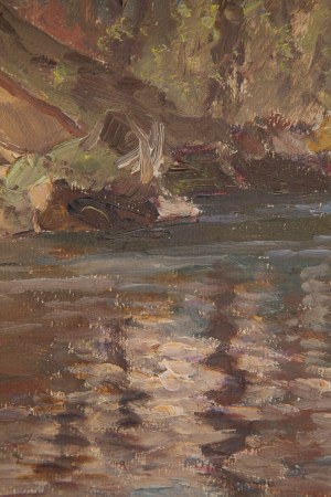 Czesław Znamierowski (1890 - 1977 Wilno), Nad leśnym jeziorem