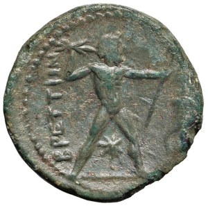 Greek Coins - BRUTTIUM Brettii - AE (circa 215–208 BC) Head of N...