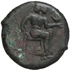 Greek Coins - SICILY Petra - Litra (354/3–344 BC) Head of Zeus E...