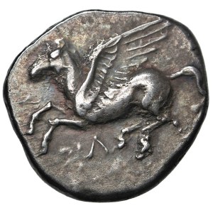 Greek Coins - CORINTHIA Corinth - Stater - Pegasus facing left - Reverse...